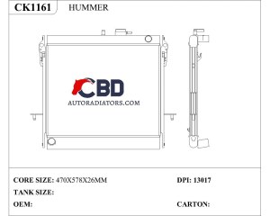 HUMMER Radiator Replacement