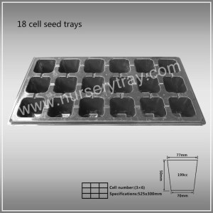 18 Cell Seed Trays