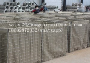 Welded wire mesh container HESCO barrier