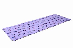 Continuous Printed PU Yoga Mat