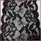 Black flower tricot lace trimming,swiss lace fabric for dress