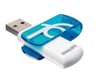 Philips Clé USB 2.0 16GB Vivid Edition Bleu FM16FD05B/10