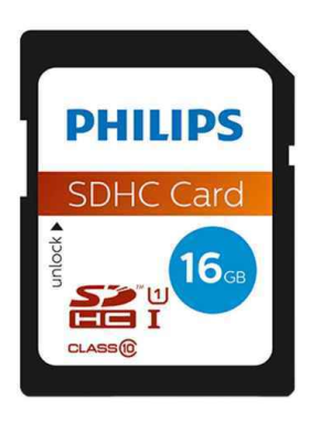 Philips SDHC 16 Go CL10 UHS-I 80 Mo/s Vente au détail