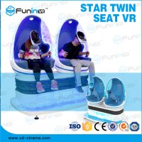 2018 new design 9d vr egg cinema Star Twin Sweat VR game machine for sale