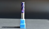 4 FLUTE, 0.2 MM FLAT CARBIDE END MILL, SMALL DIAMETER MILL CUTTER FOR STAINLESS STEEL