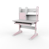 Sihoo H6B Ergonomic Compact Light Pink Children's Wooden Desk with Drawers for Small Sp...