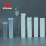 Sample pretreatment digestion containers of various materials with lids
