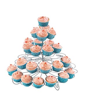 41 Cups Wire Cake Holder With Powder Coating