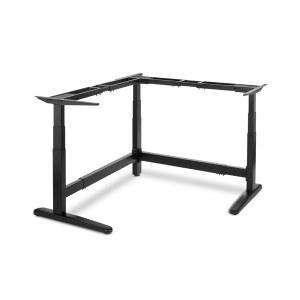 Three Motor Automatic Height Adjustable Standing Desk With Three Legs