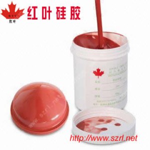 Liquid pad printing silicone rubber