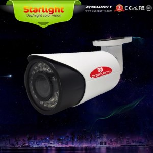 HD onvif P2P 2.4MP luz de las estrellas CCTV suministro de la cámara IP