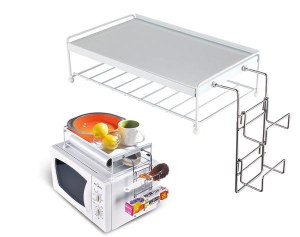 Metal Multi-purpose Storage Rack With White Powder Coating