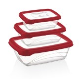 Herzberg 3 pièces Bio Saver Box Rouge