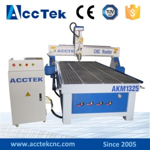 Enrutador china de Jinan AccTek AKM1325 carpintería CNC