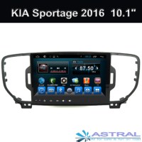 2 DIN de cuatro núcleos de navegación multimedia del coche KIA Sportage 2016
