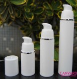 White airless bottle with lotion pump for sale