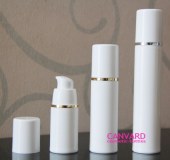White airless pump bottle for serum 15ml,30ml,50ml