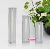 White acrylic airless pump bottle 15ml,30ml,50ml