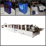 Automatic paper hand bag machine with auto insert bottom card