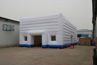 Hot Sell Giant Square Ice Structure Led Inflatable Air Cube Tent