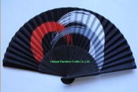 Portable folding Chinese bamboo fan for souvenir