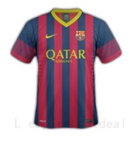 FC BARCELONE : MAILLOT SAISON 2014