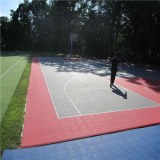 Modular sport court flooring interlock flooring for sport plastic sports flooring