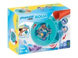 Playmobil 1.2.3 - Roue aquatique avec bébé requin (70636)
