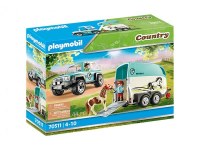 Playmobil Country - Voiture et van pour poney (70511)