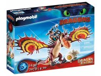 Playmobil Dragon Racing: Rustik et Krochefer (70731)