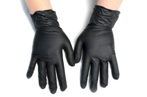 Black Nitrile Examination Gloves