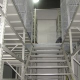 Warehouse storage steel mezzanine platform