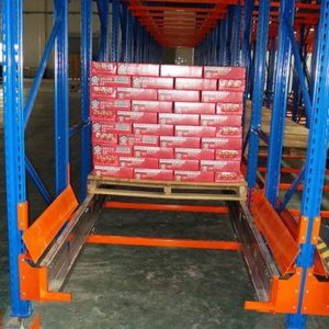 Automated warehouse rack