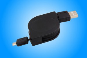 Retractable USB cable