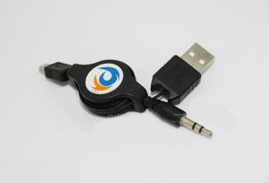 Retractable AUX cable