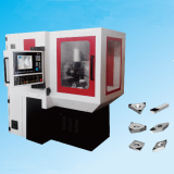 Carbide insert grinding machine with diamond grinding wheels available