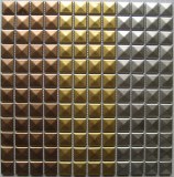 Building Material Metal Mosaic Glazed Ceramic Mosaic