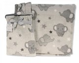 Couverture/enveloppe bébé - Éléphant