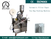 Filter Paper Tea Bag Packing Machine with Thread and Tag