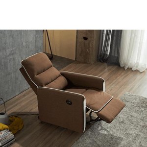 Sofá nórdico de ocio para una sola silla, sofá de tela práctico para apartamento pequeño, sofá pa...