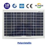 Panneau Solaire Photovoltaïque - 10 Watts - 12 Volts - Polycristallin - 335 x 240 x 18 mm