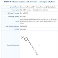 Sell Benzenesulfonic Acid, 4-dodecyl-, Cerium(4+)Salt, Basic CAS: 84238-45-9