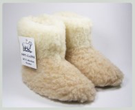 Zapatillas de niño 100% lana virgen de oveja merina