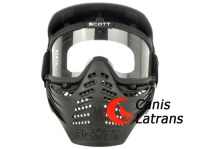 Tactical painball mask with goggles
