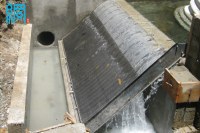 Slotted wedge wire screens panel for water treatment