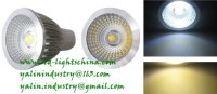 COB proyector de 5W LED, energía GU10 lámpara del punto del ahorro, alta iluminación de...