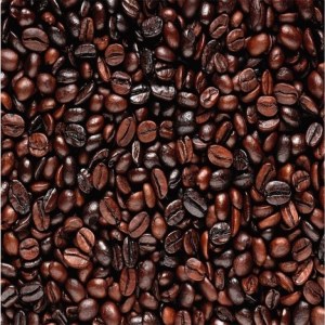 Arábica y café Robusta frijoles, granos de café verde