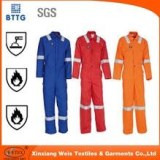 Ysetex Eco friendly xinxiangen 531 fire retardant coverall with high visibility tape