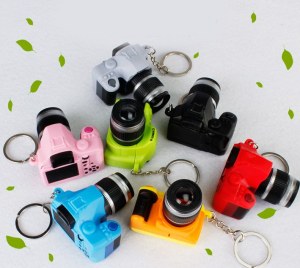 LED Camera Sound Keychain:CQ-002