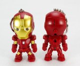 LED Iron Man Sound Keychain:CQ-014